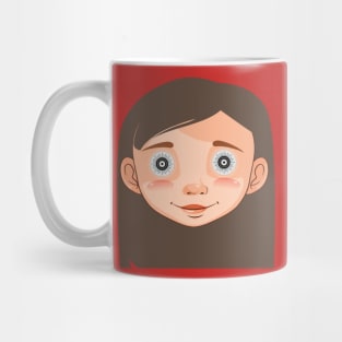 Rudaplaukė mergaitė Mug